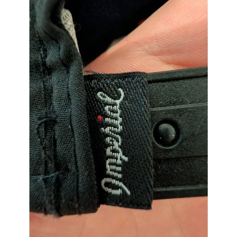 Imperial Sports Golf Rope Hat Black White Embroidered Golf Tee Logo One Size